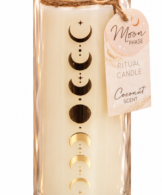 Bougie parfumée à la noix de coco - Phase de lune