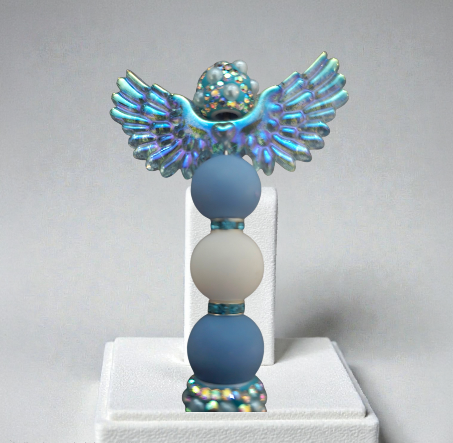 Stylo strass fait main aile d'ange 🪽