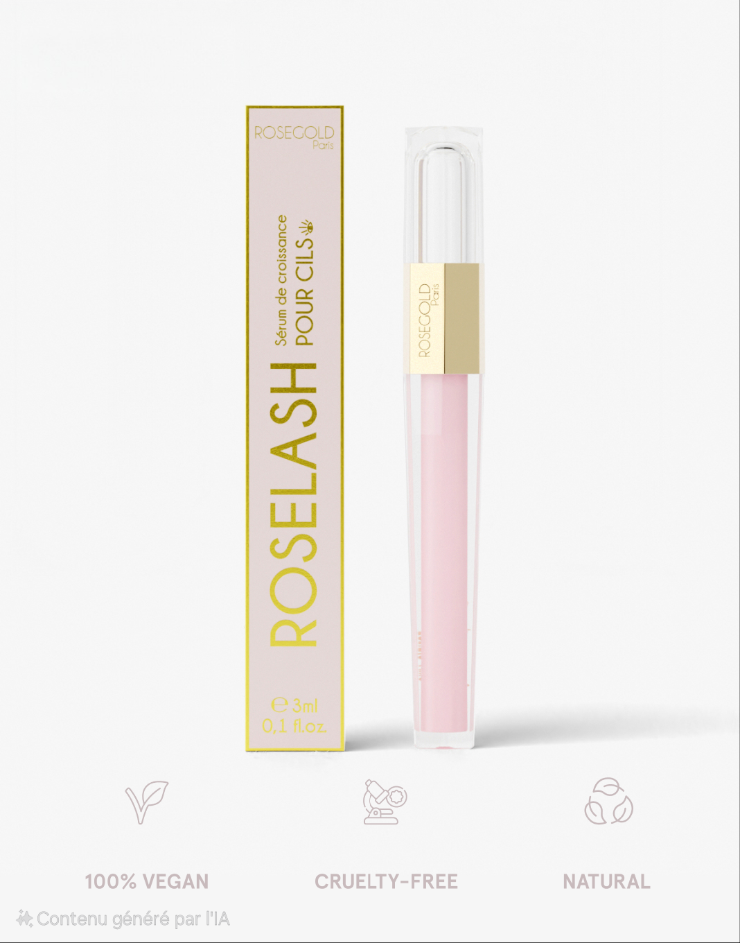 Sérum de croissance pour cils ROSEGOLD