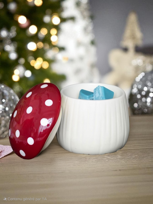 Brûle parfum champignon rouge