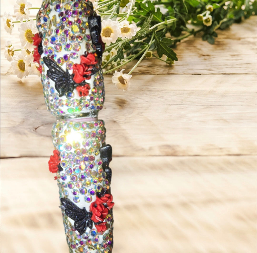 Stylo strass fait main Mickey et Minnie