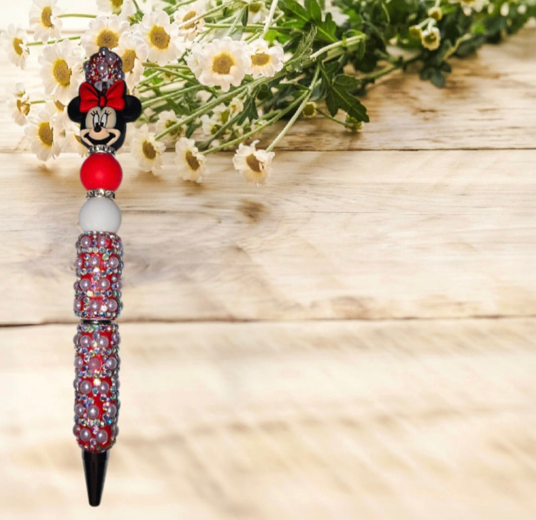 Stylo fait main Minnie