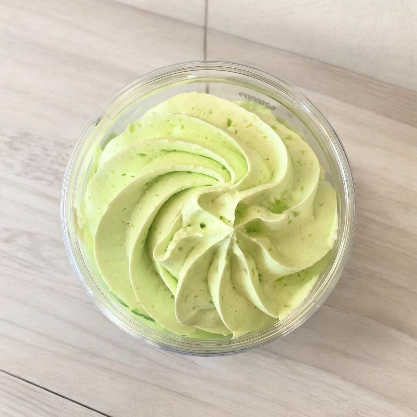 Chantilly de douche et bain pistache