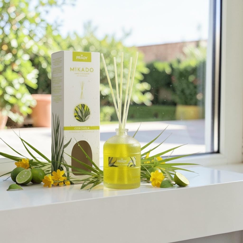 PRÉCOMMANDE - Parfum d'ambiance mikado citronnelle répulsif moustiques
