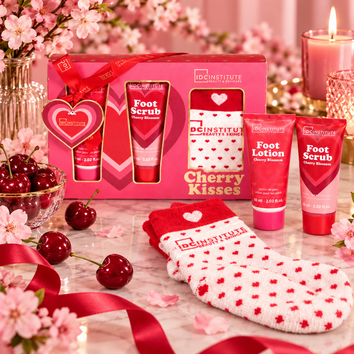 Coffret soin des pieds Cherry Kisses