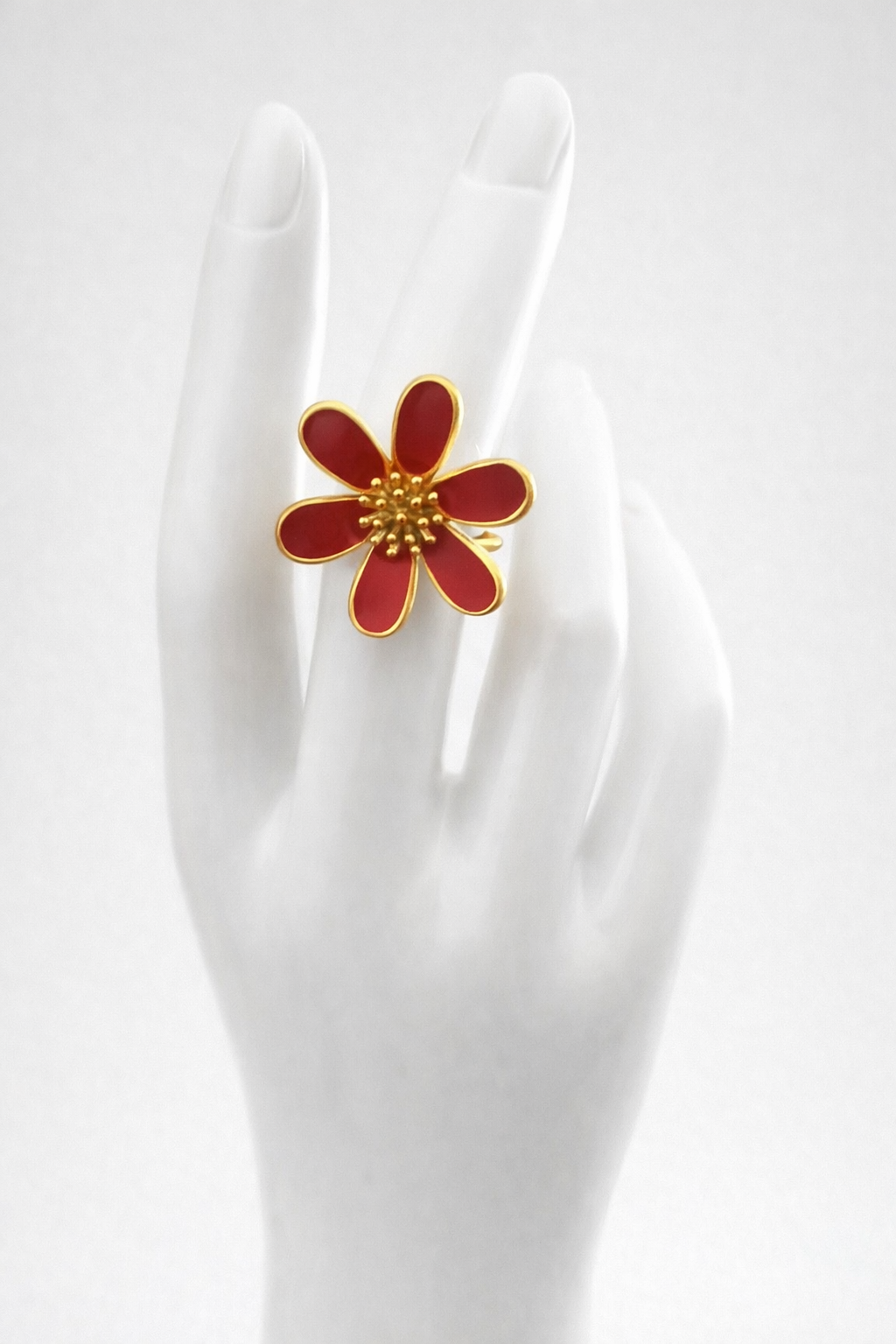 Bague Fleur rose 🌸