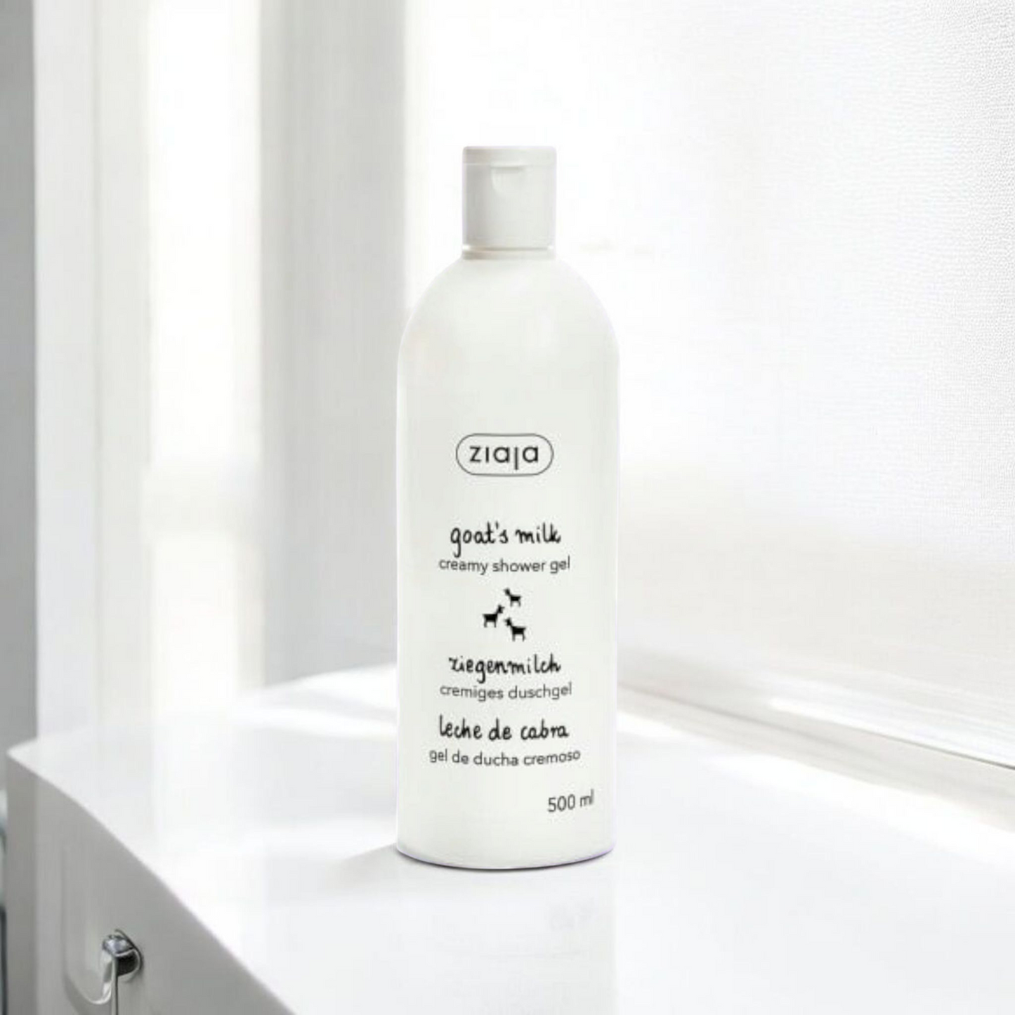 Crème de douche hydratante au lait de chèvre