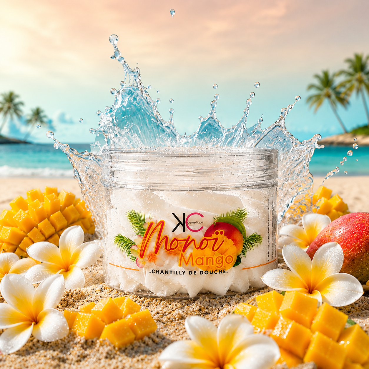 PRÉCOMMANDE - Chantilly de douche et de bain monoï mangue