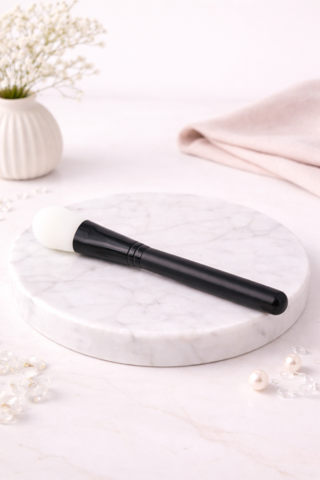 Pinceau pour masque et soin du visage en silicone