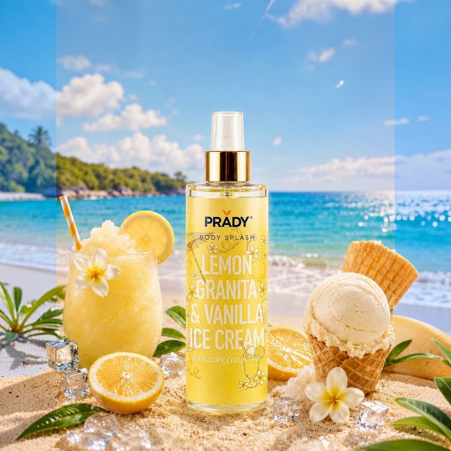 Brume corps et cheveux lemon granita et vanilla ice cream