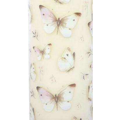 Bougie parfumée à la vanille – Envolée de papillons blancs