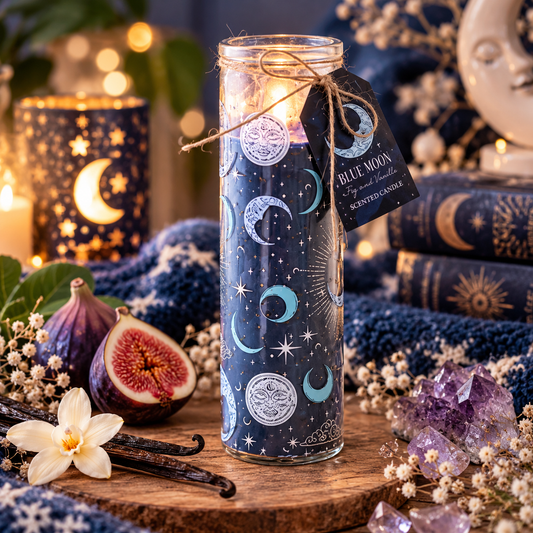 Bougie parfumée Blue Moon – figue & vanille
