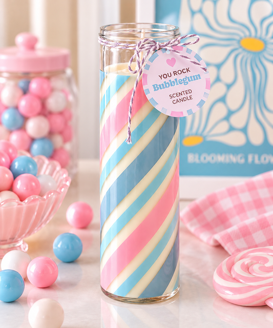 Bougie parfumée Candy Stripe – Bubblegum