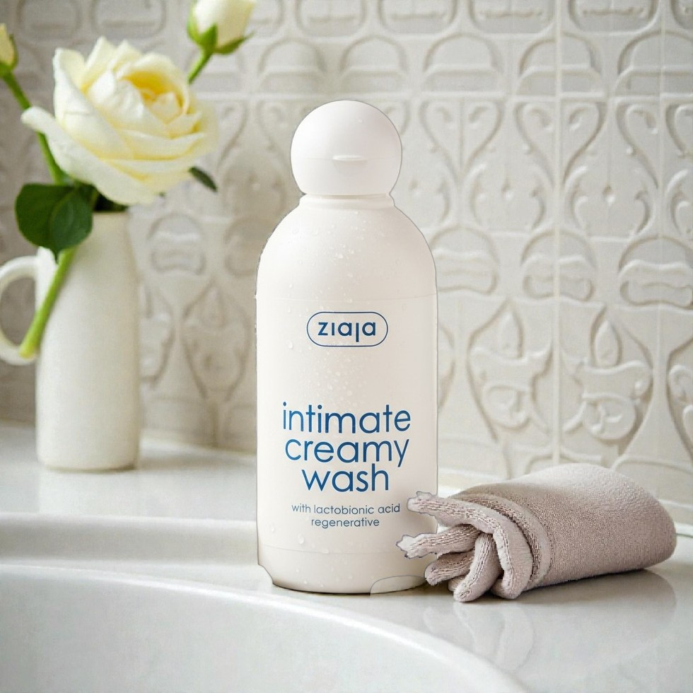 Crème lavante intime à I'acide lactobionique