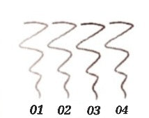 Crayon automatique rétractable slim brow 2-en-1 yeux et sourcils avec brosse