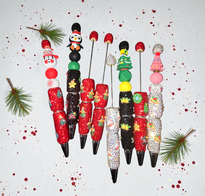 Stylo fait main bonhomme de neige ⛄️