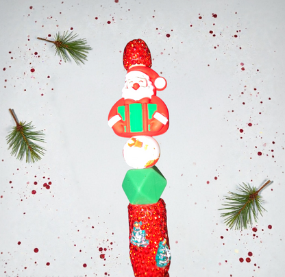 Stylo fait main père Noël 🤶