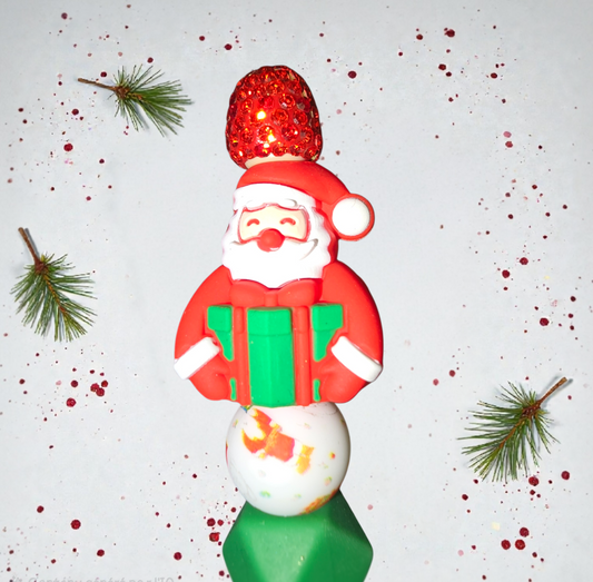 Stylo fait main père Noël 🤶