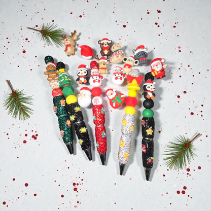 Stylo fait main bonhomme de neige ⛄️