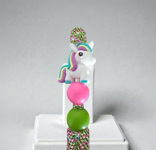 Stylo strass fait main licorne 🦄