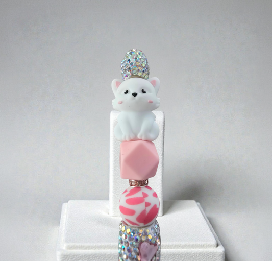 Stylo strass fait main Marie 🐱