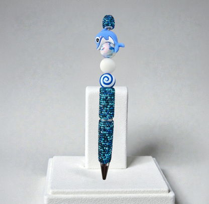 Stylo strass au choix fait main dauphin 🐬