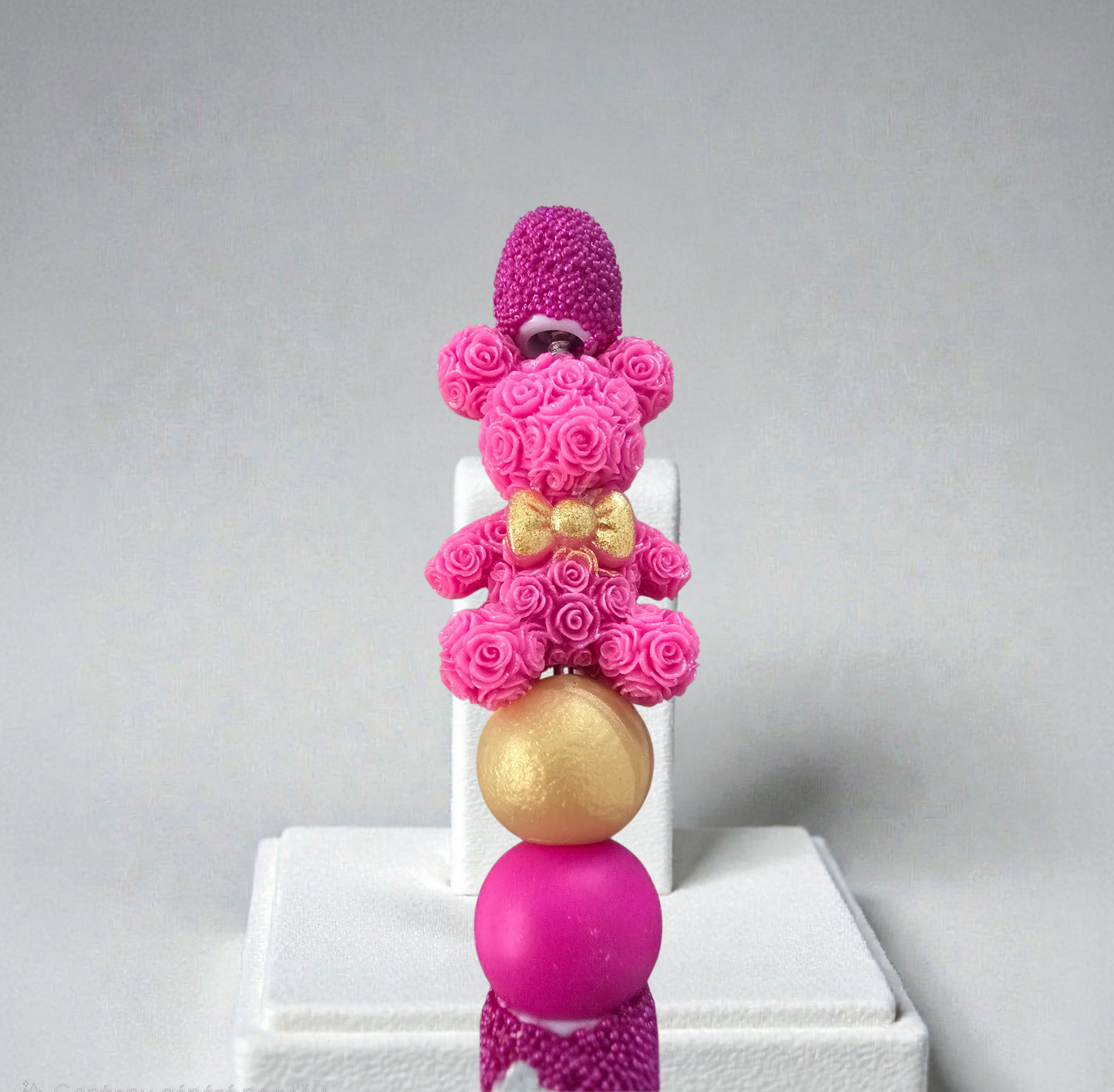Stylo strass fait main ourson couleur au choix selon disponibilités 🧸