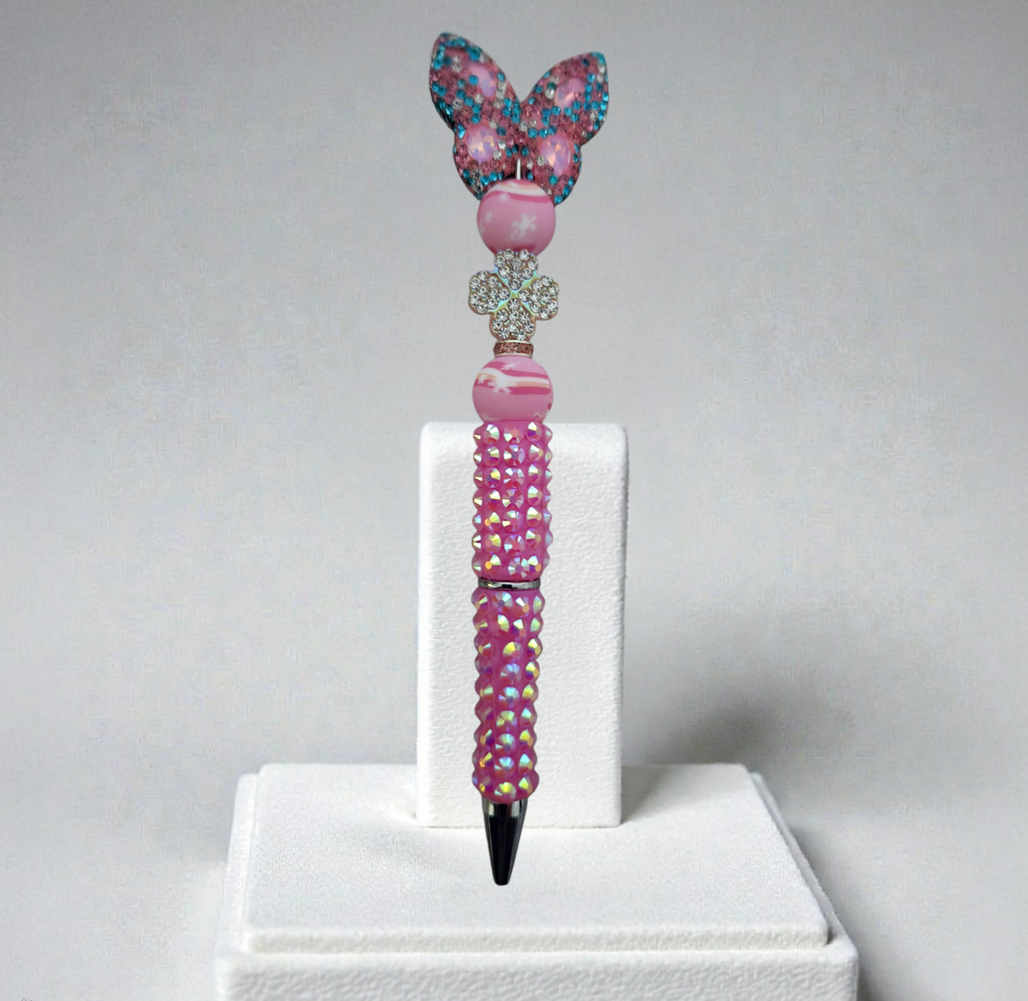 Stylo strass fait main aile d'ange  🪽