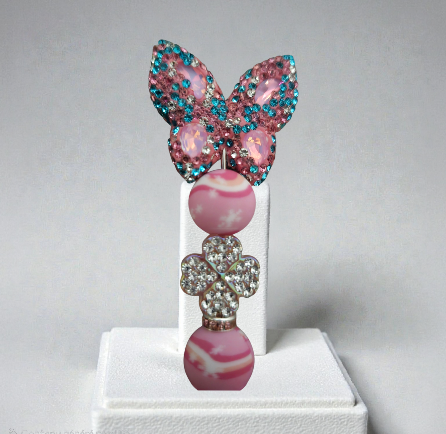 Stylo strass fait main aile d'ange  🪽