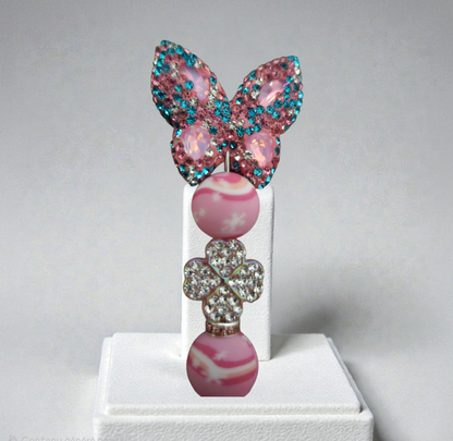 Stylo strass fait main aile d'ange  🪽