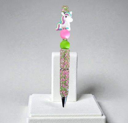 Stylo strass fait main licorne 🦄