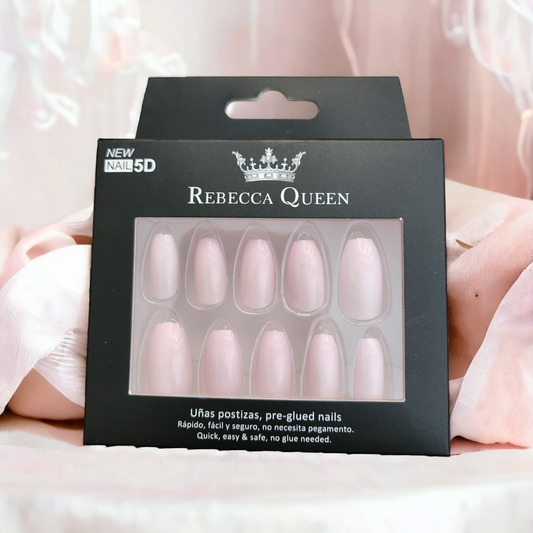 Faux ongles autocollants - Press-on Nails - rose clair