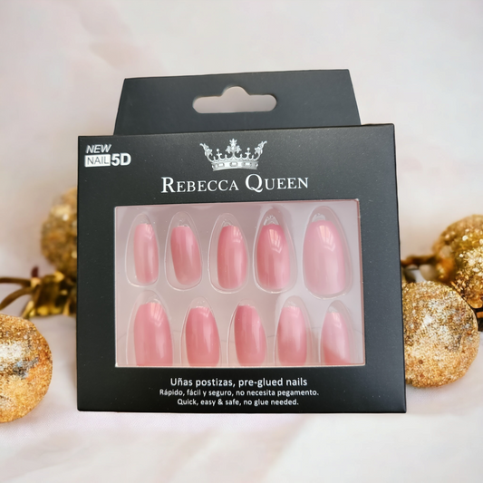 Faux ongles autocollants - Press-on Nails - rose