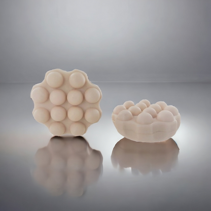 Shampoing solide naturel avec picots de massage