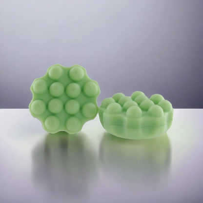 Shampoing solide naturel avec picots de massage