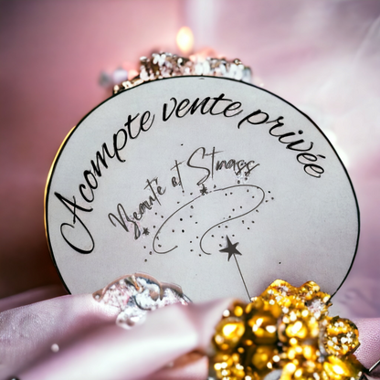 Acompte panier vente privée 🛒