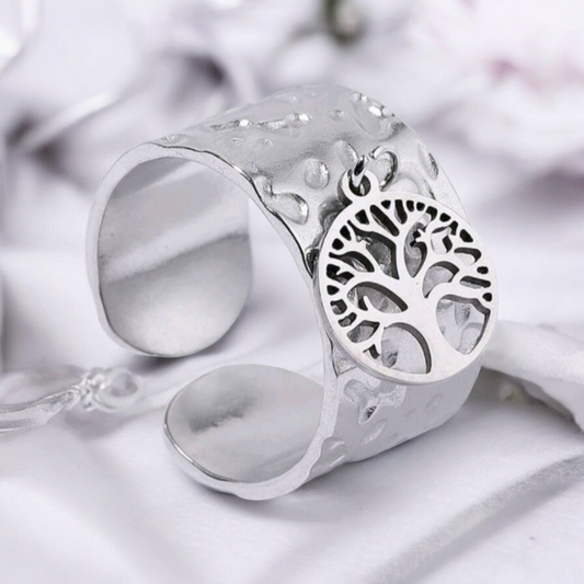 Bague breloque arbre de vie