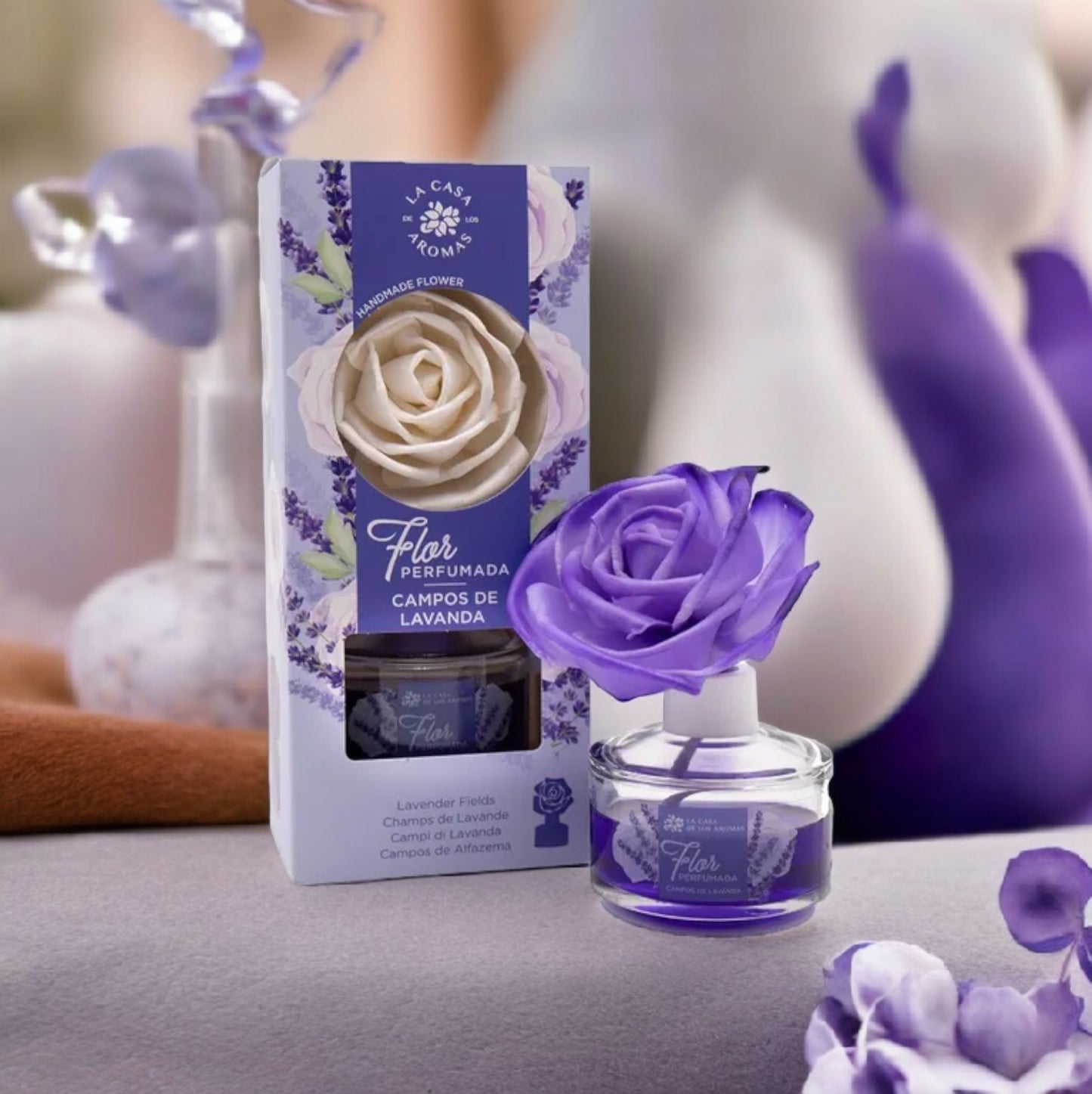 Coffret fleur magique parfumée