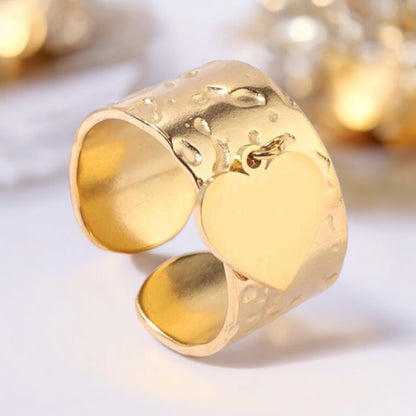 Bague breloque cœur