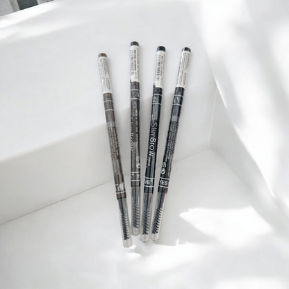 Crayon automatique rétractable slim brow 2-en-1 yeux et sourcils avec brosse