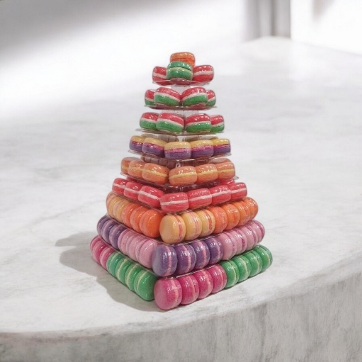 Macaron de bain effervescent