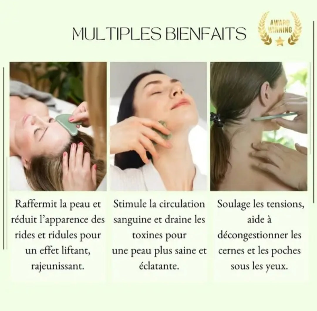 Gua sha accessoire de beauté