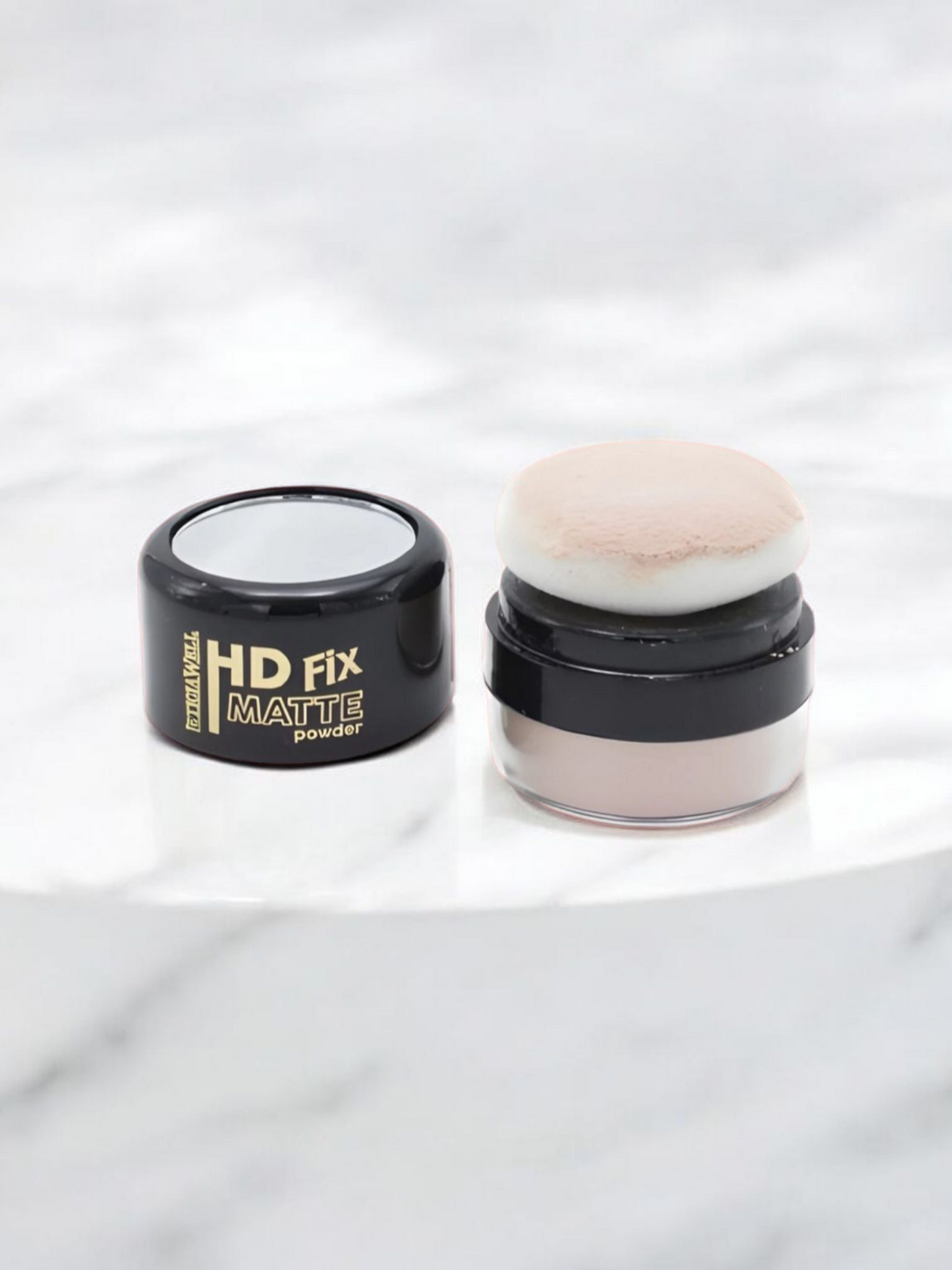Poudre libre fixatrice et correctrice