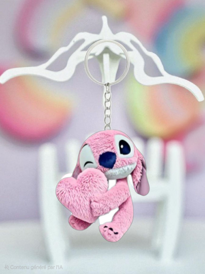 Porte-clé Stitch en acrylique