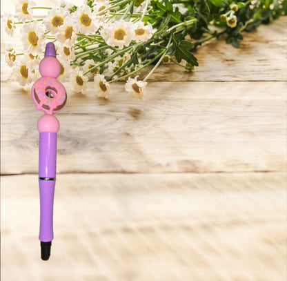 Stylo fait main donuts