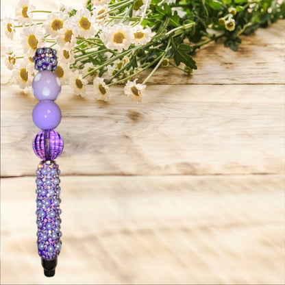 Stylo et stylet écran strass 2-en-1 fait main