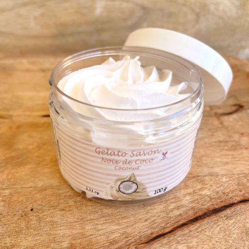 Chantilly de douche et bain noix de coco