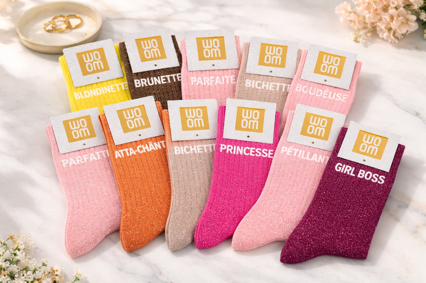 Chaussettes à paillettes