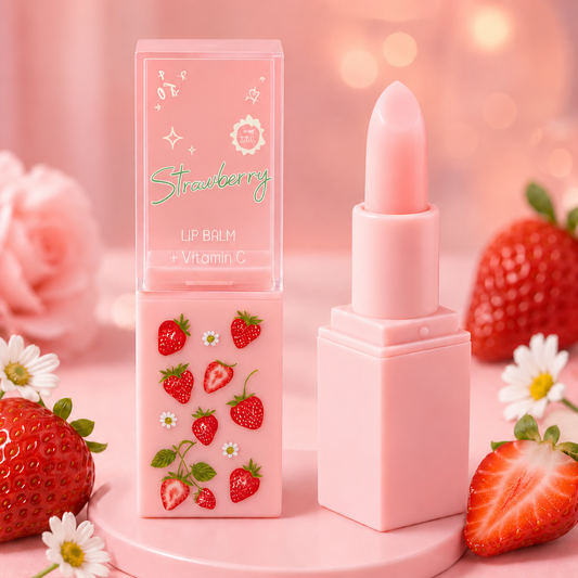 Baume à lèvres fraise à la vitamine C