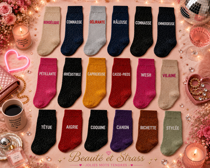 Chaussettes à paillettes - Jolis mots tendres